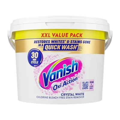 Imagen de Vanish Oxi Action Crystal White Quitamanchas para tela, blanqueador 2,4kg
