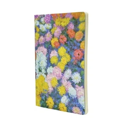 Imagen de Monet’s Chrysanthemums A4 Lined Cahier