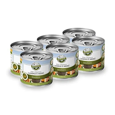 Imagen de Bellfor Alimento Húmedo Hipoalergénico para Perros con Insectos sin Cereales a Base de Larvas Mosca Soldado Negra Landgut Menú Comida 6x200g