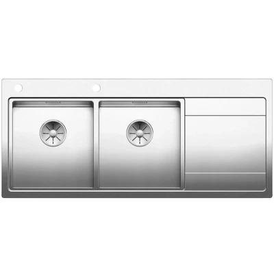 Imagen de Blanco 521664 Fregadero de cocina acero inoxidable, 80 cm Unterschrank