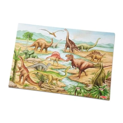 Imagen de Melissa &amp; Doug. Doug Dinosaurios Rompecabezas, Multicolor (10421)