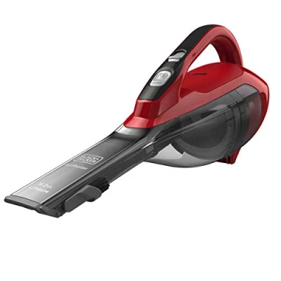 Imagen de Black+Decker Aspirador de Mano 10.8V, batería Litio 1.5Ah, acción ciclónica, autonomía 10 min, depósito 500ml, Boca Fina Extensible con Cepillo, Cargador Tipo Jack, DVA315J