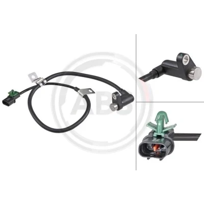 Imagen de A.B.S. 31906 sensor de ABS pasivo 730 negro