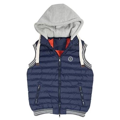 Imagen de PFIFF 102558 Chaleco acolchado con capucha extraíble, azul oscuro XXXL