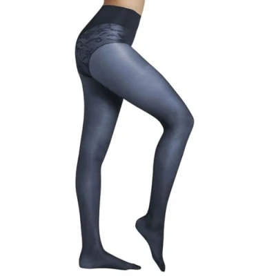 Imagen de YSABEL MORA 3369 16418 Marino M Media Panty Reductor 40D Mujer Color: Talla: Medium