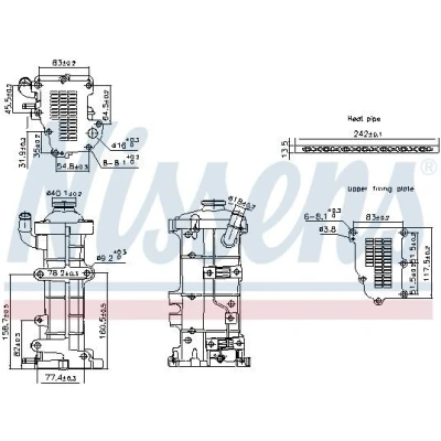 Imagen de NISSENS 989503 Enfriador EGR IVECO: DAILY 4 Kasten/Kombi,