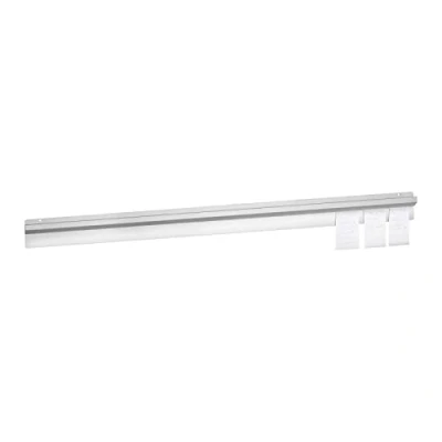 Imagen de Royal Catering Porta Comandas Para Restaurantes Barra sujeción notas RCBR 120 (Acero inoxidable, Longitud: cm, Montaje a la pared, Sistema de enganche seguro)