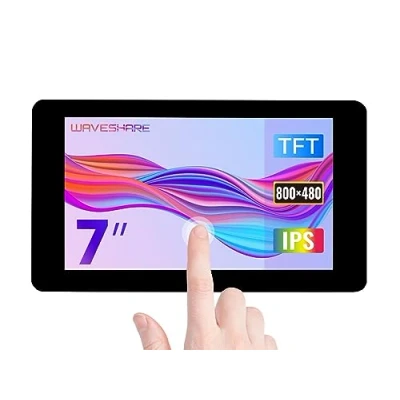 Imagen de Waveshare 7inch Capacitive Touch Display for Raspberry Pi 800x480 Resolution with DSI Interface