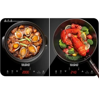 Imagen de YASHE Mini nevera de 6 litros/8 latas, 220 240 V CA/CC, refrigerador termoeléctrico portátil, refrigeradores para dormitorio, cuidado la piel, bebidas, oficina, dormitorio y coche,negro