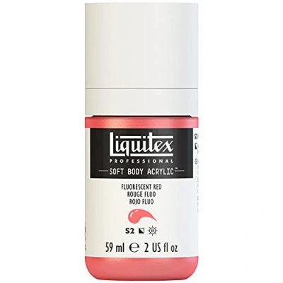 Imagen de Liquitex 1959983 Soft Body Pintura acrílica (bote dosificador, 59 ml), color rojo