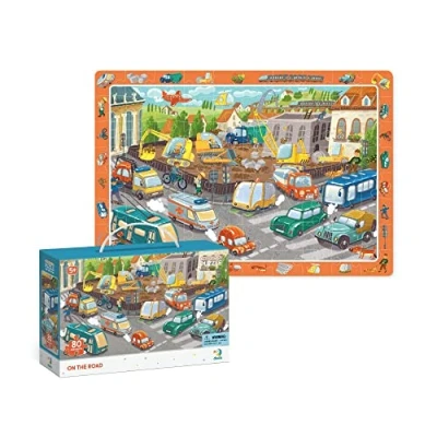 Imagen de Dodo D300370 Eductional On The Road Observation Puzzle 80 Pieces, Various