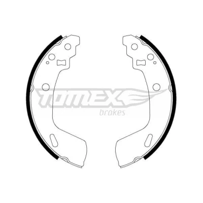 Imagen de TOMEX brakes TX 23 14 Zapatas de Freno Eje trasero 200 26 SUZUKI: SWIFT 4