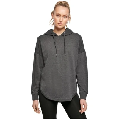Imagen de Build Your Brand Ladies Oversized Hoody Sudadera con Capucha, Mujer, carbón (Heather), XS