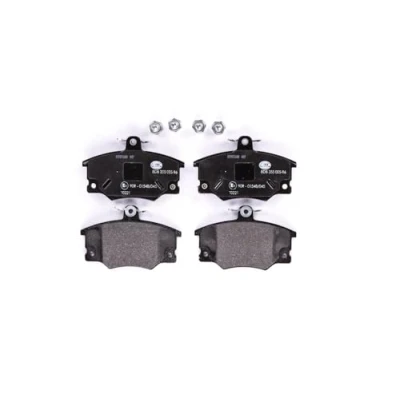 Imagen de HELLA 8DB 355 005 961 Juego de pastillas freno con avisador acústico desgaste tornillos pinza FIAT: Punto I Hatchback, Uno Hatchback