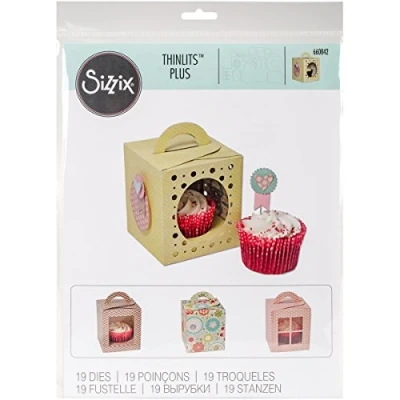 Imagen de Sizzix Thinlits Plus Troqueles 18PK Caja, cupcake
