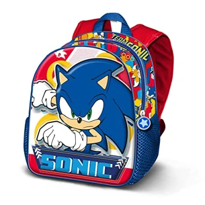 Imagen de Sonic The Hedgehog Sega Game Mochila Basic, Azul, 31 x 39 cm, Capacidad 18.2 L