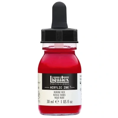 Imagen de LIQUITEX Tinta acrílica, Rojo Rubi, 30 ML