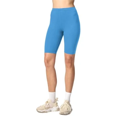 Imagen de Merry Style Leggins Cortos Mallas Deportivas Mujer Shorts Pantalones para Verano de Mujeres MS10 145 (Azul, M)