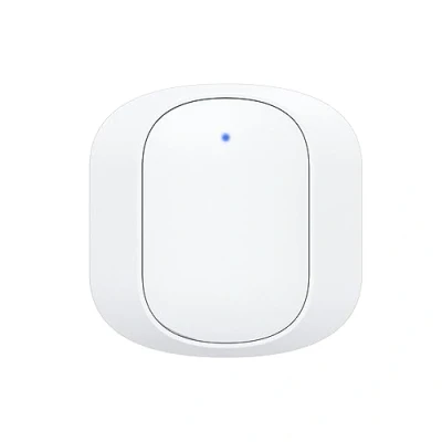 Imagen de WOOX 701129 Mini Interruptor Inteligente Inalámbrico Control Voz Alexa, R7053 Zigbee Blanco