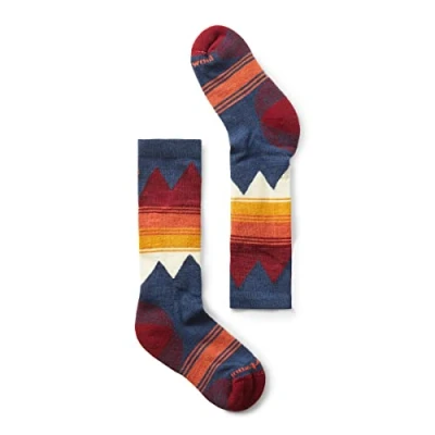 Imagen de Smartwool Kids&#039; Ski Light Cushion Socks Calcetines de esquí cojín OTC, Azul Alpino, XS Unisex niños
