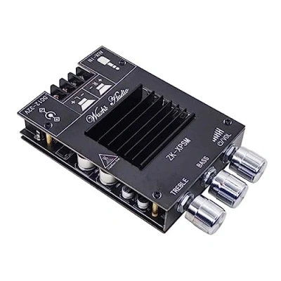 Imagen de ZK XPSM 150WX2 módulo amplificador de audio doble canal TDA7498E