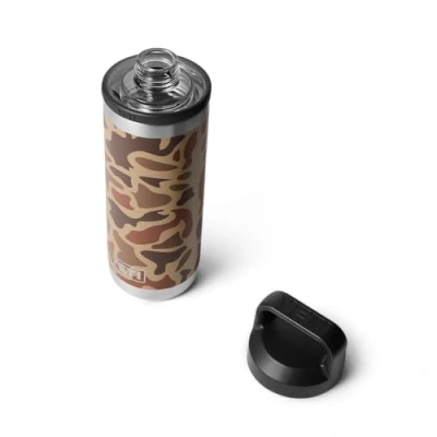 Imagen de YETI Rambler Bottle Chug, Vacuum Insulated Stainless Steel with Chug Cap, Wetlands Camo, 18 oz (532 ml)