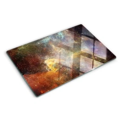 Imagen de Tulup Tabla De Cortar Cocina 80x52cm Vidrio Protector Placa Induccion Universo