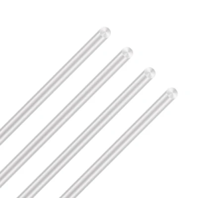 Imagen de LAVMHAB 6063 Barra redonda de aluminio 6 mm x 300 mm, cañas redondas sólidas para modelos manualidades (4 unidades)