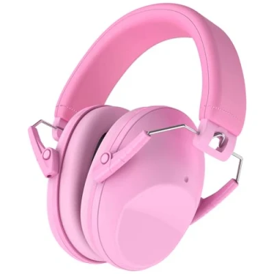 Imagen de Procase Orejeras de Protección Auditiva para Niños, Auriculares Infantil NRR 22 dB con Cancelación Ruido Rosa