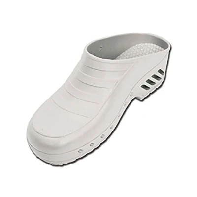 Imagen de Gima Zuecos Profesionales, Anatómicos, Unisex, Antideslizantes, Antiestáticos, Parte Superior No Perforada, Suela Color Blanco, Talla EU 35, 1 Par