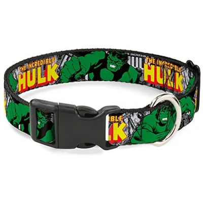 Imagen de Buckle Down Collar de Clip plástico The Increíble Hulk Poses acción/Stacked Comics