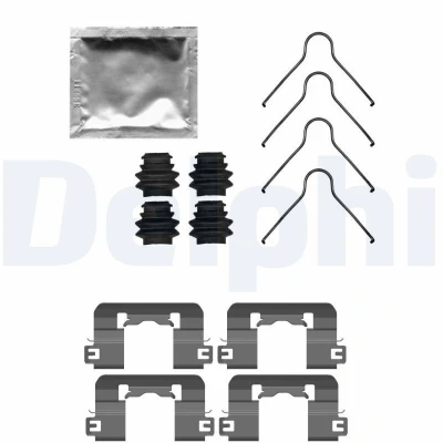 Imagen de DELPHI LX0741 Kit de accesorios, pastillas frenos
