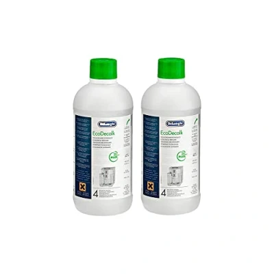 Imagen de Descalcificador para Cafeteras EcoDecalk Delonghi Repuesto Limpiar y Descalcificar compatible con Todo Tipo de Pack 2 x 500 ml