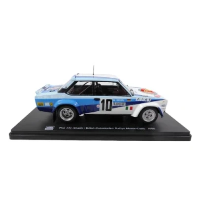 Imagen de OPO 10 Coche en Miniatura reproducido a Escala 1/24 Compatible para FIAT 131 Abarth ROHRL Rallye Monte Carlo 1980 RVQ09