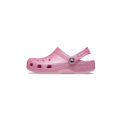 Imagen de Crocs Classic Glitter Clog K, Obstrucción Unisex niños, Tweed Rosa con Purpurina, 11 UK