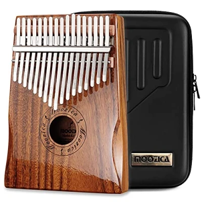 Imagen de MOOZICA 17 teclas kalimba, instrumento musical de piano pulgar profesional madera maciza koa (Koa K17K)
