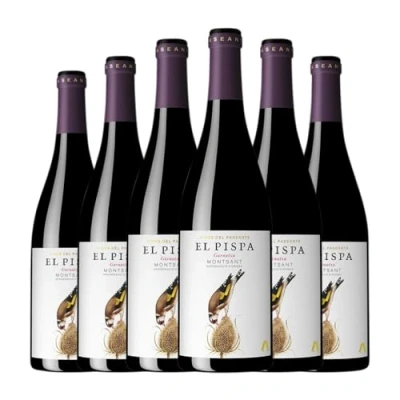 Imagen de El Paseante Pispa Garnacha Montsant Joven 75 cl Vino tinto (Caja de 6 Botellas cl)
