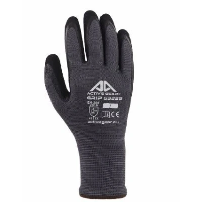 Imagen de PROFITOOL 0XREK0238/XL Guantes de protección negro, gris Nitrilo, Poliéster XL