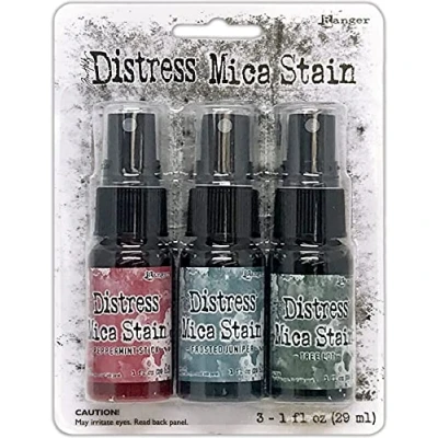 Imagen de Ranger Ink Pads and Refills Distress Holiday Mica Manchas, Juego de Vacaciones #1, Taille unique