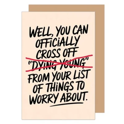 Imagen de Edition Seidel tarjeta de cumpleaños premium con sobre, felicitación, felicitación texto en alemán &quot;Happy Birthday Mann Frau Funny Humor (G3655 SW024)