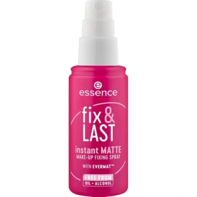 Imagen de Essence Cosmetics Spray Fijador De Maquillaje Fix &amp; Last Instant Matte, Matificante, Fijación, Mate, 50 ml
