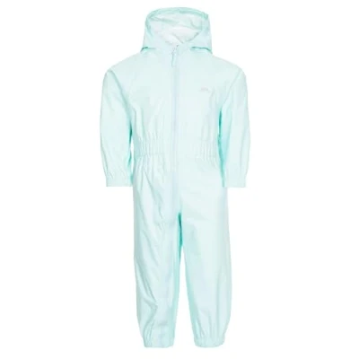 Imagen de Trespass Botón Traje Impermeable con Capucha, Niños, Pale Mint, 6/12 Meses