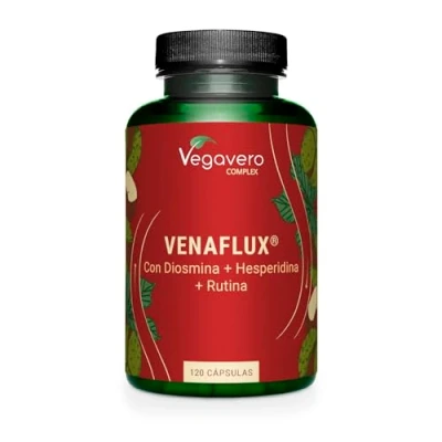 Imagen de Diosmina 3600 mg + Hesperidina 2400 120 Cápsulas Para Almorranas Varices Castaño de Indias Rusco Rutina Sin Aditivos y Vegano Piernas cansadas Circulación Vegavero®
