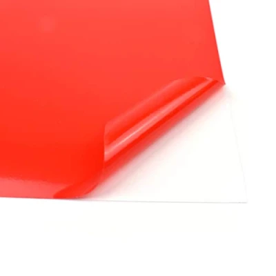 Imagen de Evergreen Goods 10 hojas de vinilo autoadhesivo color A4 (resistente al agua) para máquinas troquelado (rojo brillante)