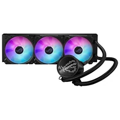 Imagen de Asus ROG Ryuo III 360 ARGB Cooler CPU Todo en Uno, Radiador de 400 mm, Asetek 8th Gen, 3 Ranuras para Ventiladores 120 LED Anime Matrix, Intel LGA 1700, 115x, 1200 y AMD AM4, AM5