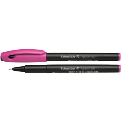 Imagen de Schneider Plumas Fineliner Topliner 967, 0,4 mm, de color rosa