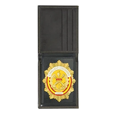 Imagen de Cartera identificacion con Placa de la Legion Española. 3 Compartimentos y Esquinas reforzadas