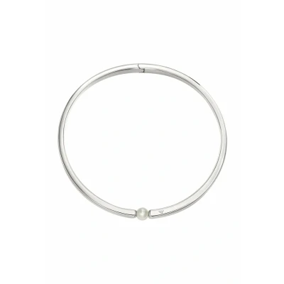 Imagen de Emporio Armani Collar de acero inoxidable plateado para mujer, EGS3255040
