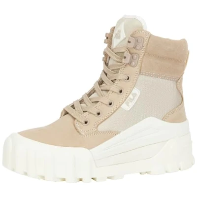 Imagen de Fila Grungelution Botines con plataforma, Mujer, Talla: 38, Feather gray/marshmallow Piel/tela