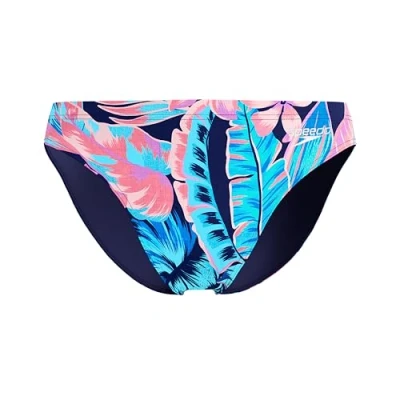 Imagen de Speedo Print Beachstar Brief Bañador, Hombre, Talla: 44, Blue/pink